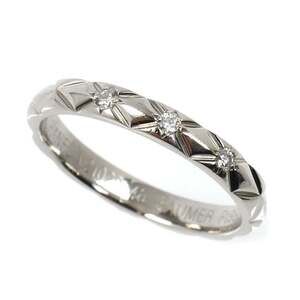 CHANEL Silver Diamond Ring